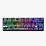 Higround - Performance 65 65% Wired Hall-Effect Linear Dynamic Actuation Switch Rapid Trigger Gaming Keyboard with RGB Lighting - Black Ice