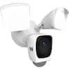 Front. Night Owl - Outdoor Wired Floodlight Deterrence 3MP HD+ Camera with 2-Way Audio - White.