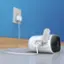 Alt View 12. Night Owl - Indoor/Outdoor Wire Free 2K Security Camera with 2-Way Audio - White.
