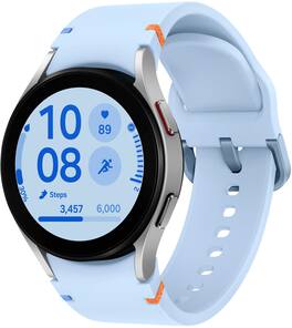 Samsung - Galaxy Watch FE Smartwatch 40mm BT with Blue Band - Silver - (2024)