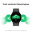 Track workouts. Make progress. 89 Track run. Requires compatible smartphone. The heart rate software functions are not intended for medical use.