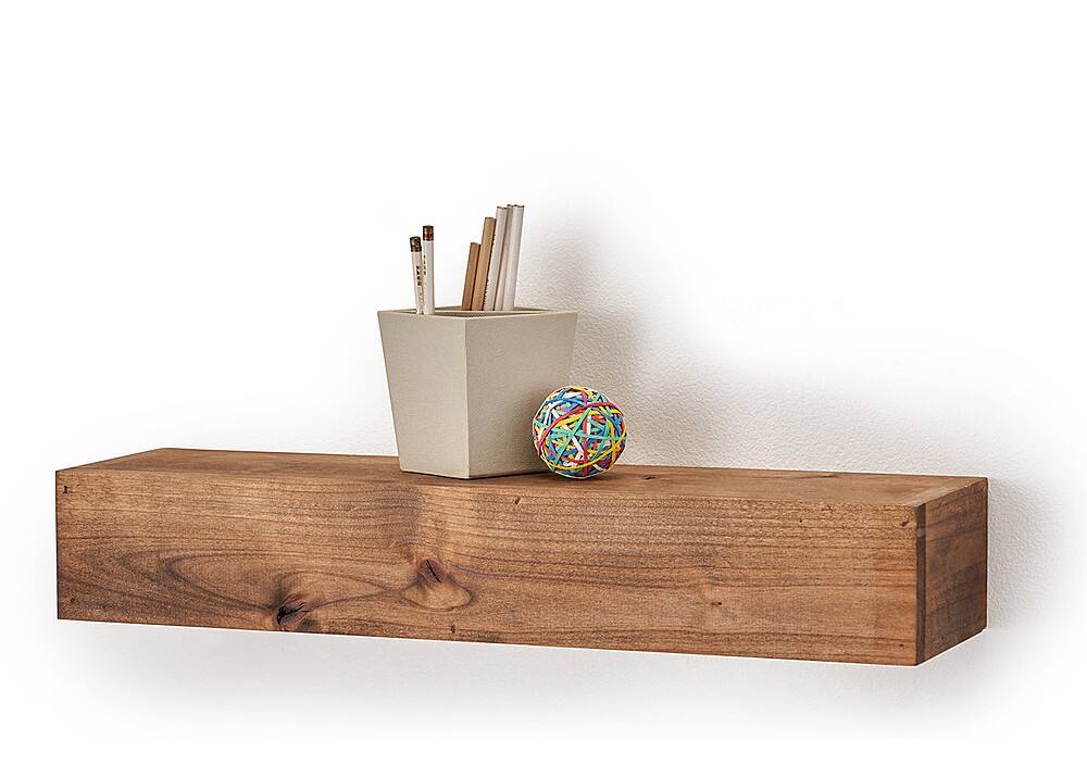 Alt View 12. TRINITY - DRAKESTONE | Farmhouse Floating Shelf | Walnut - Walnut.