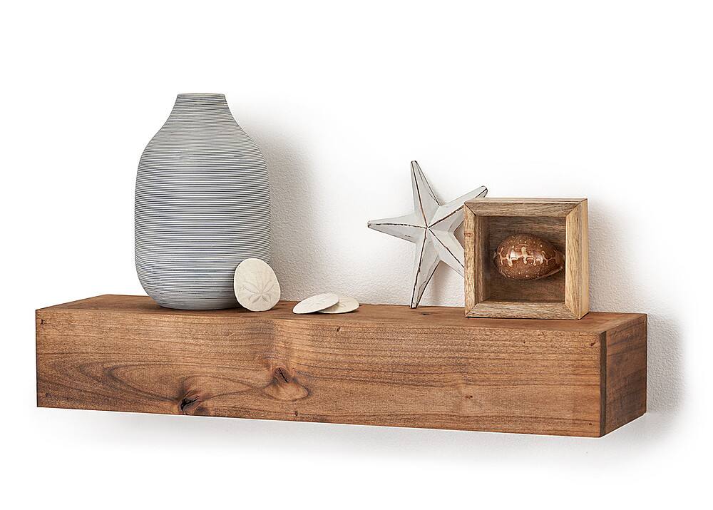 Alt View 13. TRINITY - DRAKESTONE | Farmhouse Floating Shelf | Walnut - Walnut.