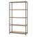 Left. TRINITY - TRINITY 5-Tier | 32x12x60 | Bamboo Shelving | Bronze Anthracite® - Bronze Anthracite®.