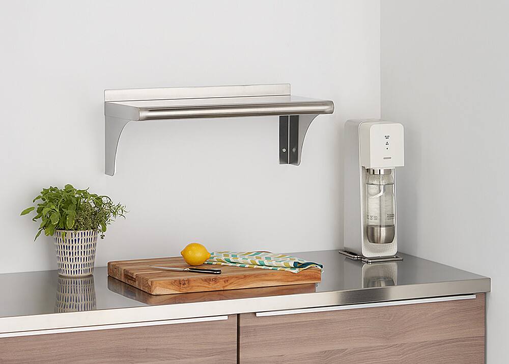 Alt View 13. TRINITY - TRINITY EcoStorage® | 24" Stainless Steel Wall Shelf | NSF | 2-Pack - Stainless Steel.