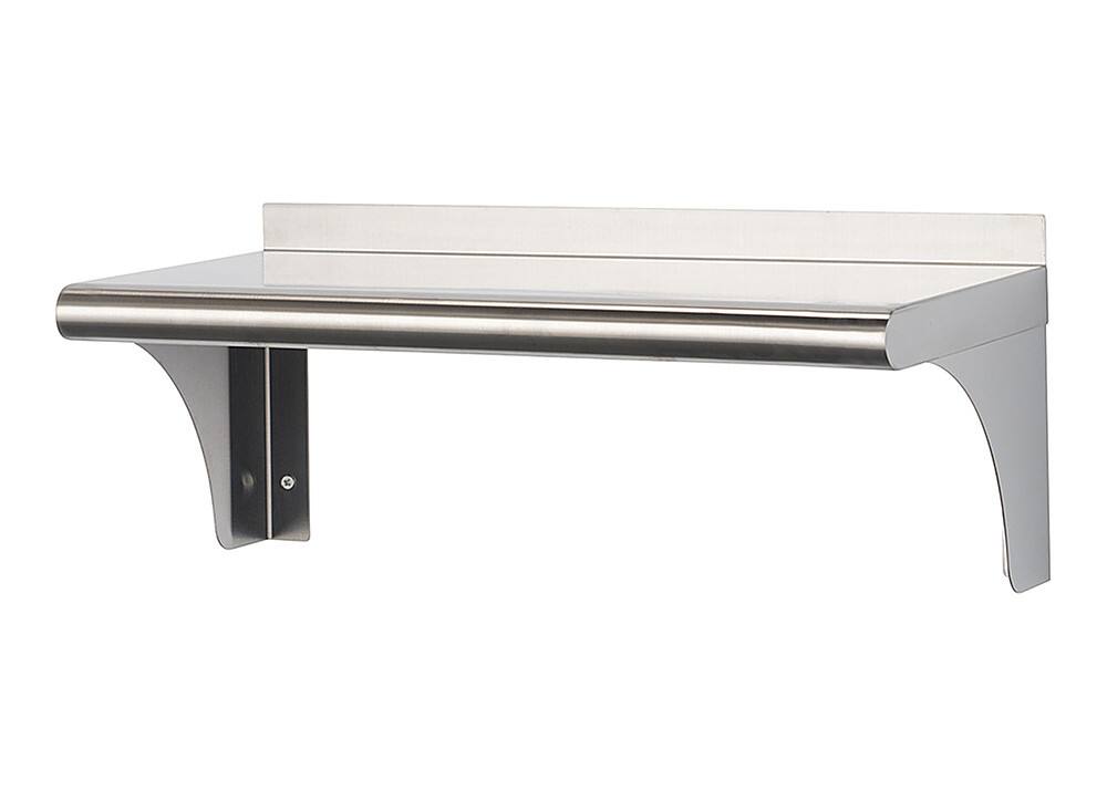 Alt View 16. TRINITY - TRINITY EcoStorage® | 24" Stainless Steel Wall Shelf | NSF | 2-Pack - Stainless Steel.