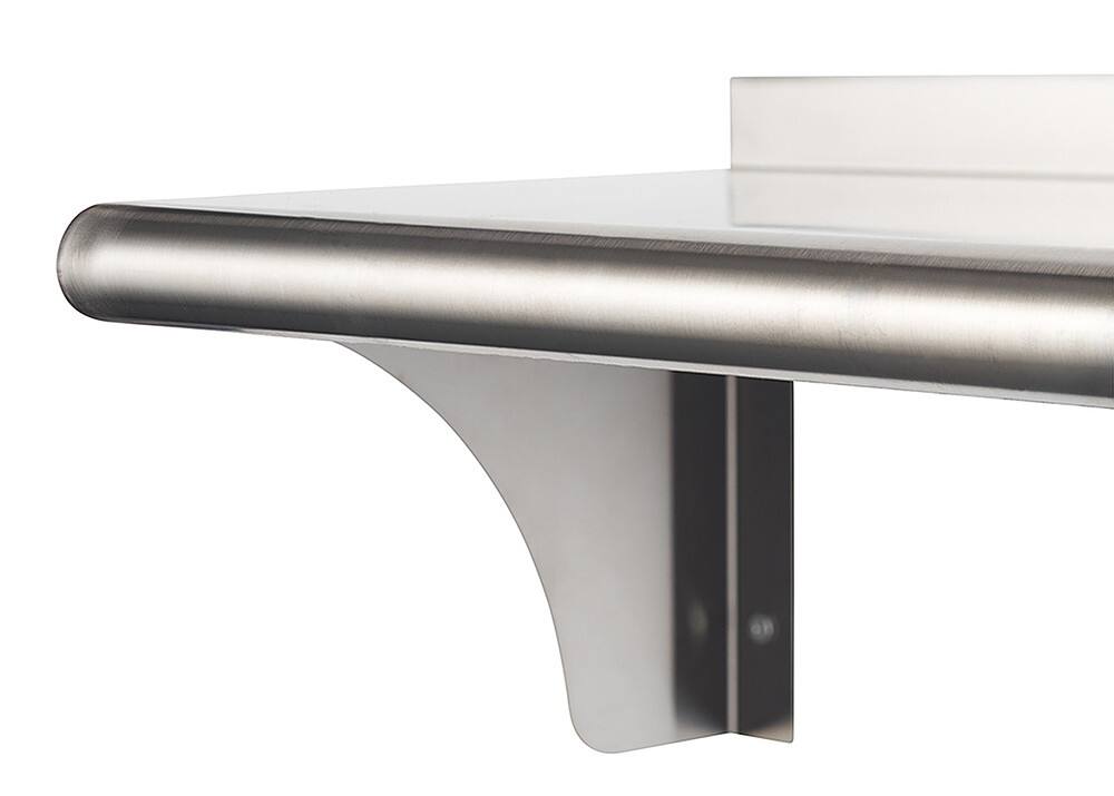 Alt View 17. TRINITY - TRINITY EcoStorage® | 24" Stainless Steel Wall Shelf | NSF | 2-Pack - Stainless Steel.