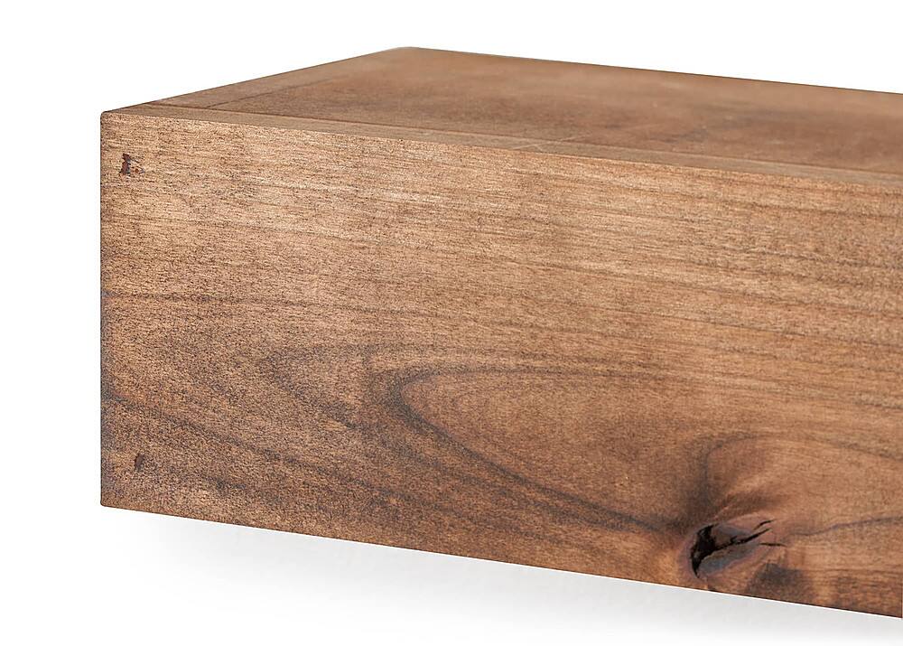 Alt View 14. TRINITY - DRAKESTONE | Farmhouse Floating Shelf | 2-Pack | Walnut - Walnut.