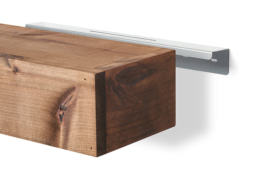 Alt View 15. TRINITY - DRAKESTONE | Farmhouse Floating Shelf | 2-Pack | Walnut - Walnut.