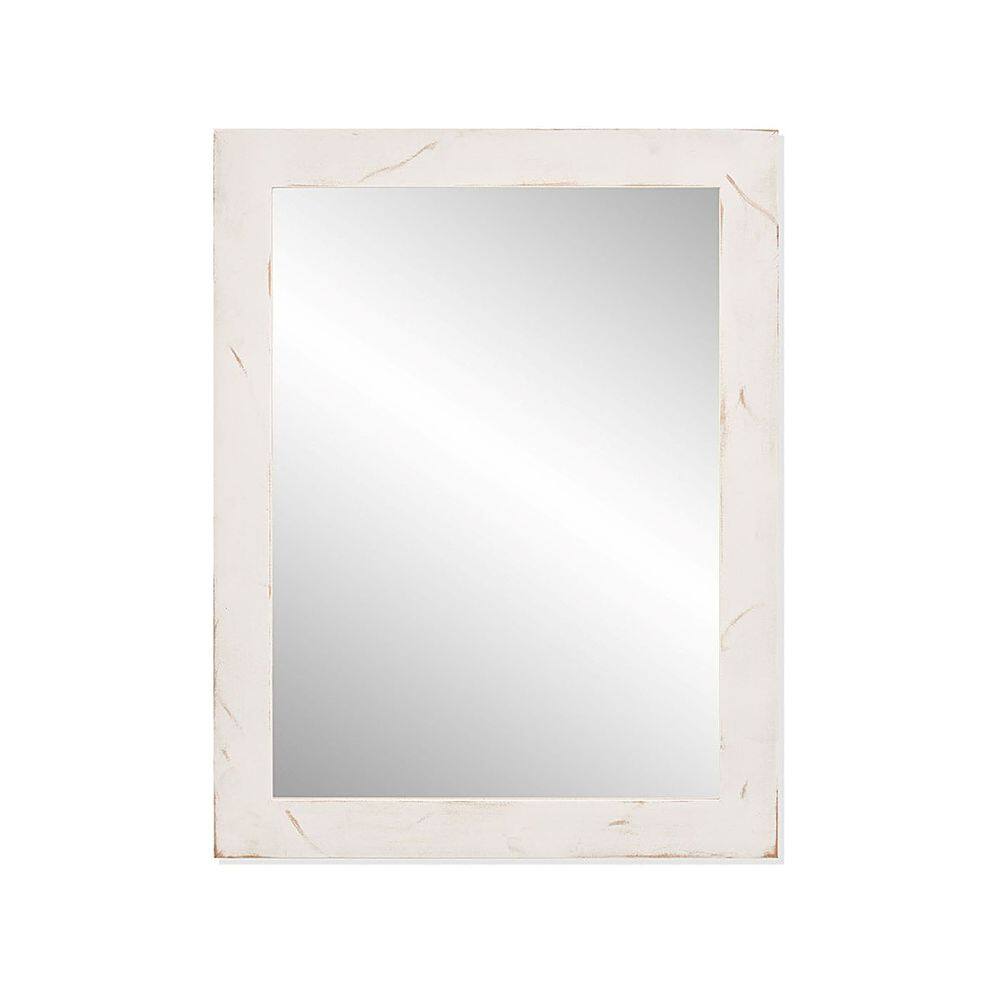 Alt View 12. TRINITY - DRAKESTONE | 24x31 Farmhouse Vanity Mirror | White Wash - White Wash.