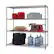 Front. TRINITY - TRINITY PRO® 4-Tier | 72x30x72 | Industrial Wire Shelving | NSF | Black Anthracite® - Black Anthracite®.