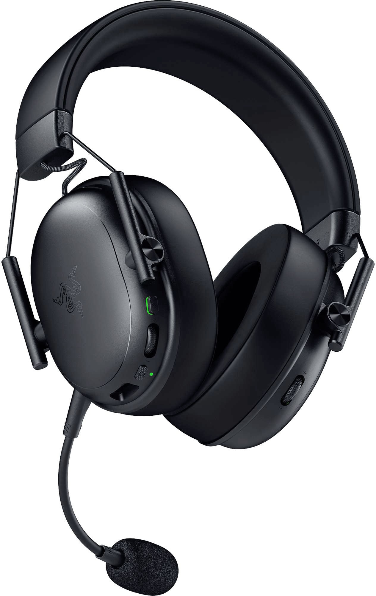 Alt View 5. Razer - BlackShark V3 X Hyperspeed Wireless Over-the-Ear Gaming Headset for PC, Mac Playstation, Nintendo Switch, Smartphone - Black.