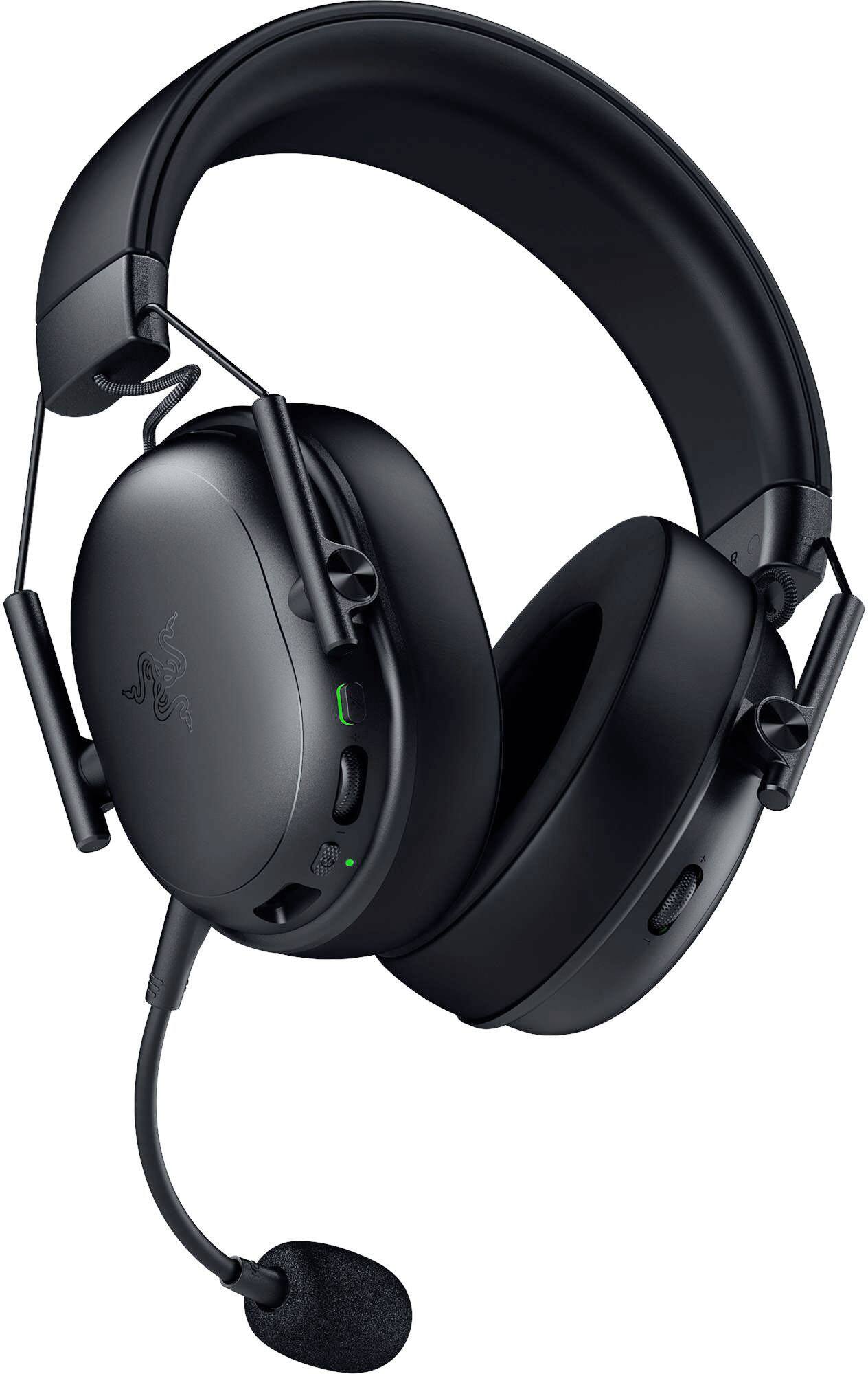 Alt View 5. Razer - BlackShark V3 X Hyperspeed Wireless Over-the-Ear Gaming Headset for PC, Mac Playstation, Nintendo Switch, Smartphone - Black.