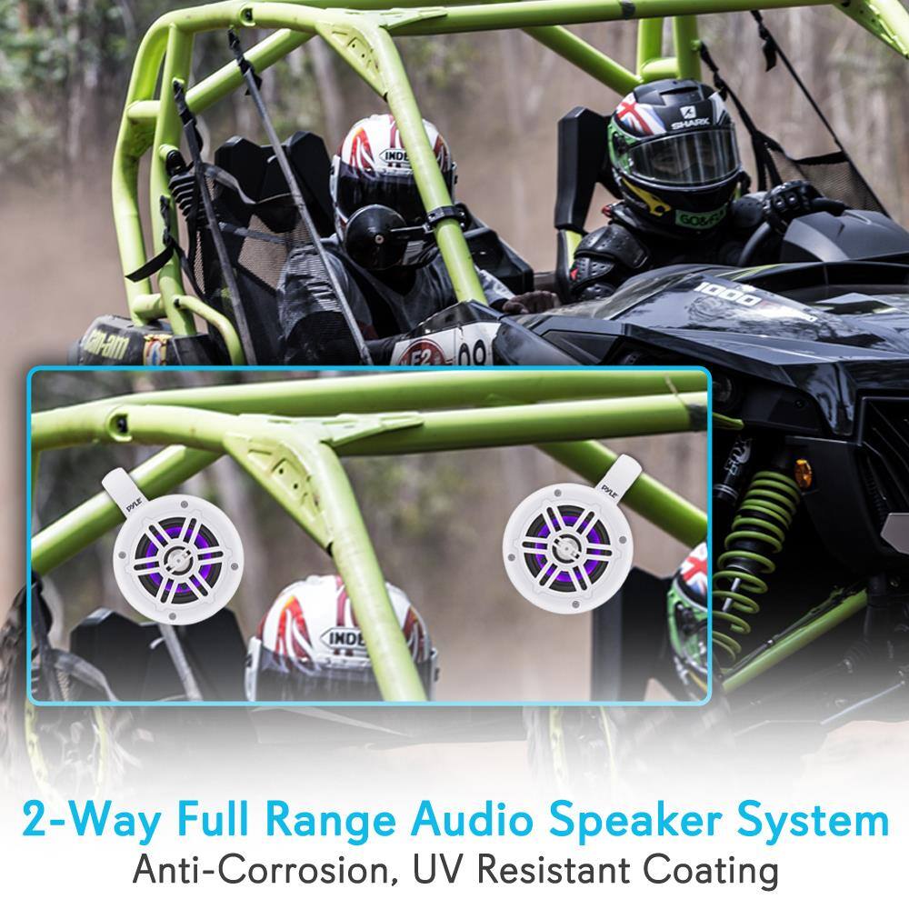 2-Way Full Range Audio Speaker System  
Anti-Corrosion, UV Resistant Coating