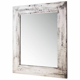 TRINITY - DRAKESTONE 22x26 Barnwood Mirror - White Wash