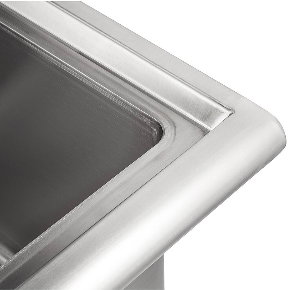 Alt View 11. TRINITY - TRINITY EcoStorage® | Stainless Steel Utility Sink | NSF | w/ Faucet - Stainless Steel.