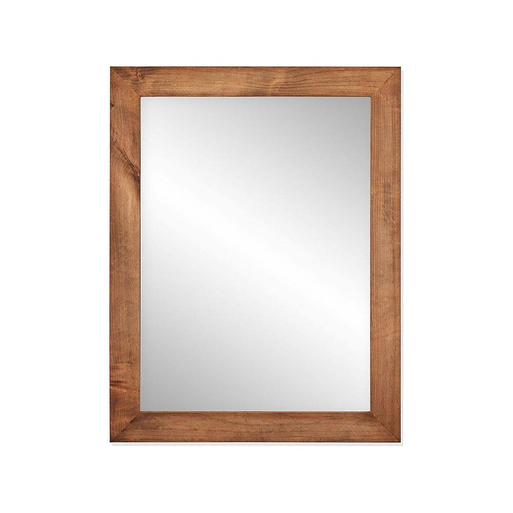 Alt View 12. TRINITY - DRAKESTONE | 24x31 Farmhouse Vanity Mirror | 2-Pack | Walnut - Walnut.