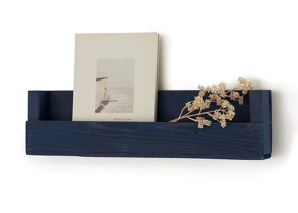 Alt View 12. TRINITY - DRAKESTONE | Floating Book + Display Shelf | 3-Pack | Navy - Navy.