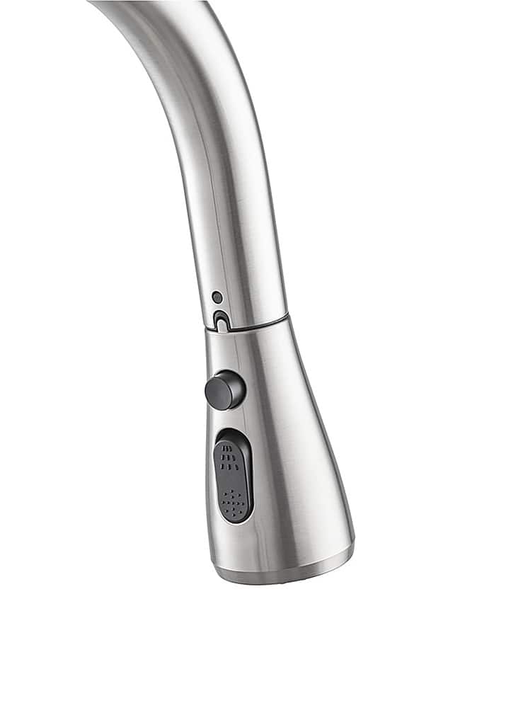 Alt View 15. TRINITY - TRINITY | 30x14x11.5 Basin | Stainless Steel Utility Sink | NSF | w/ Pull-Out Faucet | Black - Black.