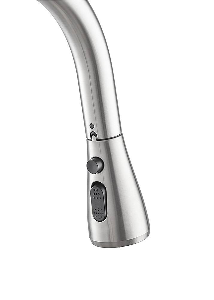 Alt View 15. TRINITY - TRINITY | 30x14x11.5 Basin | Stainless Steel Utility Sink | NSF | w/ Pull-Out Faucet | Black - Black.