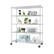Front. TRINITY - TRINITY BASICS® EcoStorage® 5-Tier | 60x24x72 | Wire Shelving | NSF | w/ Wheels | Chrome - Chrome.