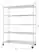 Alt View 16. TRINITY - TRINITY BASICS® EcoStorage® 5-Tier | 60x24x72 | Wire Shelving | NSF | w/ Wheels | Chrome - Chrome.