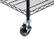 Alt View 13. TRINITY - TRINITY BASICS® 6-Tier | 48x18x72 | Wire Shelving | NSF | w/ Wheels | Black - Black.