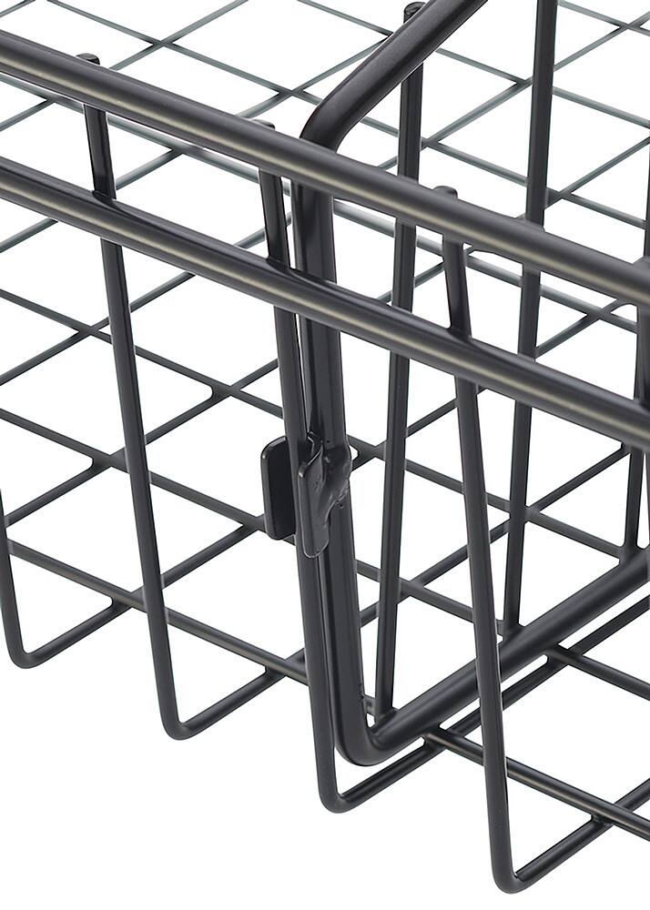 Alt View 17. TRINITY - TRINITY 5-Tier | 48x18x72 | Commercial Wire Shelving | NSF | w/ Baskets & Dividers | Black - Black.