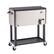 Front. TRINITY - TRINITY | 80 Quart Stainless Steel Cooler | w/ Shelf - Stainless Steel, Black.