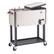 Alt View 12. TRINITY - TRINITY | 80 Quart Stainless Steel Cooler | w/ Shelf - Stainless Steel, Black.