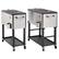 Alt View 16. TRINITY - TRINITY | 80 Quart Stainless Steel Cooler | w/ Shelf - Stainless Steel, Black.