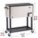 Alt View 17. TRINITY - TRINITY | 80 Quart Stainless Steel Cooler | w/ Shelf - Stainless Steel, Black.