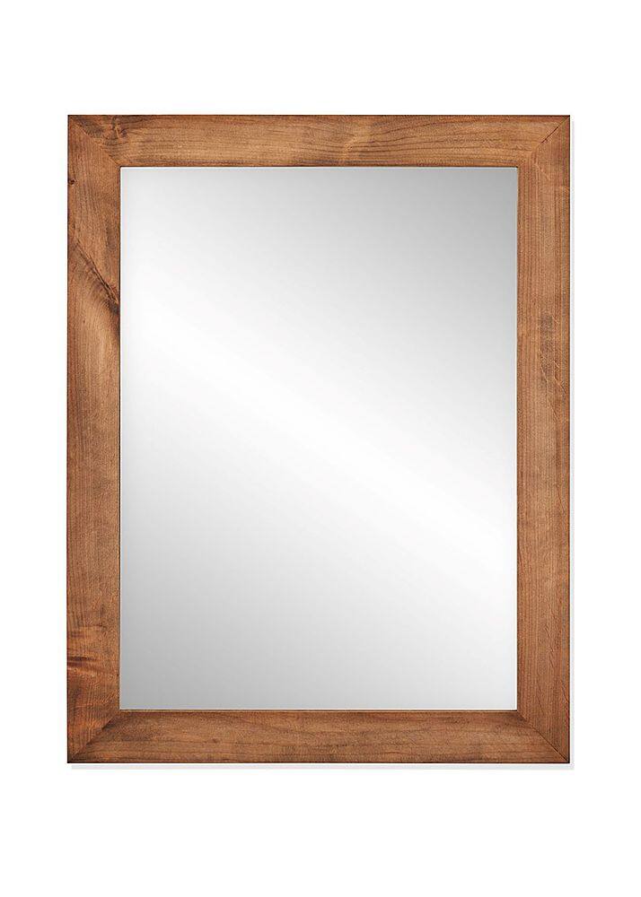 Alt View 12. TRINITY - DRAKESTONE | 24x31 Farmhouse Vanity Mirror | Walnut - Walnut.