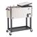 Alt View 12. TRINITY - TRINITY | 100 Quart Stainless Steel Cooler | w/ Shelf - Stainless Steel, Black.
