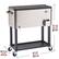 Alt View 16. TRINITY - TRINITY | 100 Quart Stainless Steel Cooler | w/ Shelf - Stainless Steel, Black.