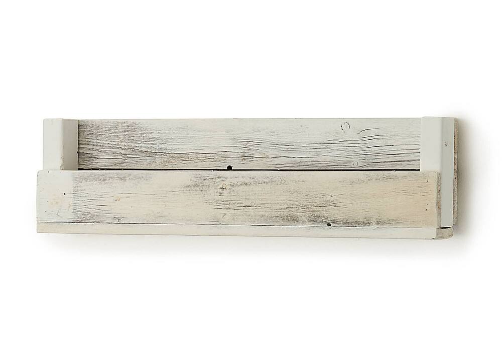 Alt View 15. TRINITY - DRAKESTONE | Floating Book + Display Shelf | 2-Pack | White Wash - White Wash.