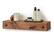 Alt View 11. TRINITY - DRAKESTONE | Farmhouse Floating Shelf w/ Clavos | Walnut - Walnut.