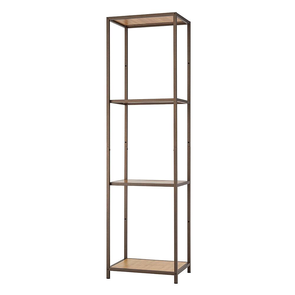 Alt View 11. TRINITY - TRINITY 4-Tier | 15x20x72 | Bamboo Shelving Tower | Bronze Anthracite® - Bronze Anthracite®.
