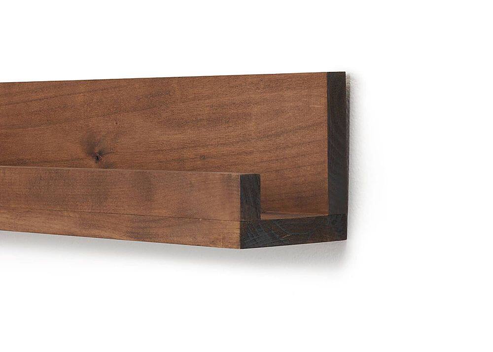 Alt View 16. TRINITY - DRAKESTONE | Floating Book + Display Shelf | 3-Pack | Walnut - Walnut.