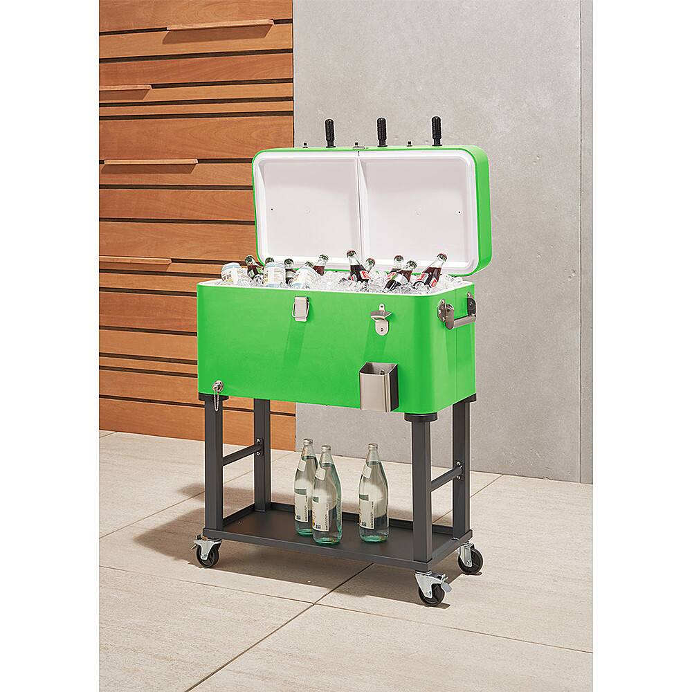 Alt View 11. TRINITY - TRINITY | 80 Quart Foosball Cooler | Detachable Tub | w/ Cover | Electric Green - Electric Green.