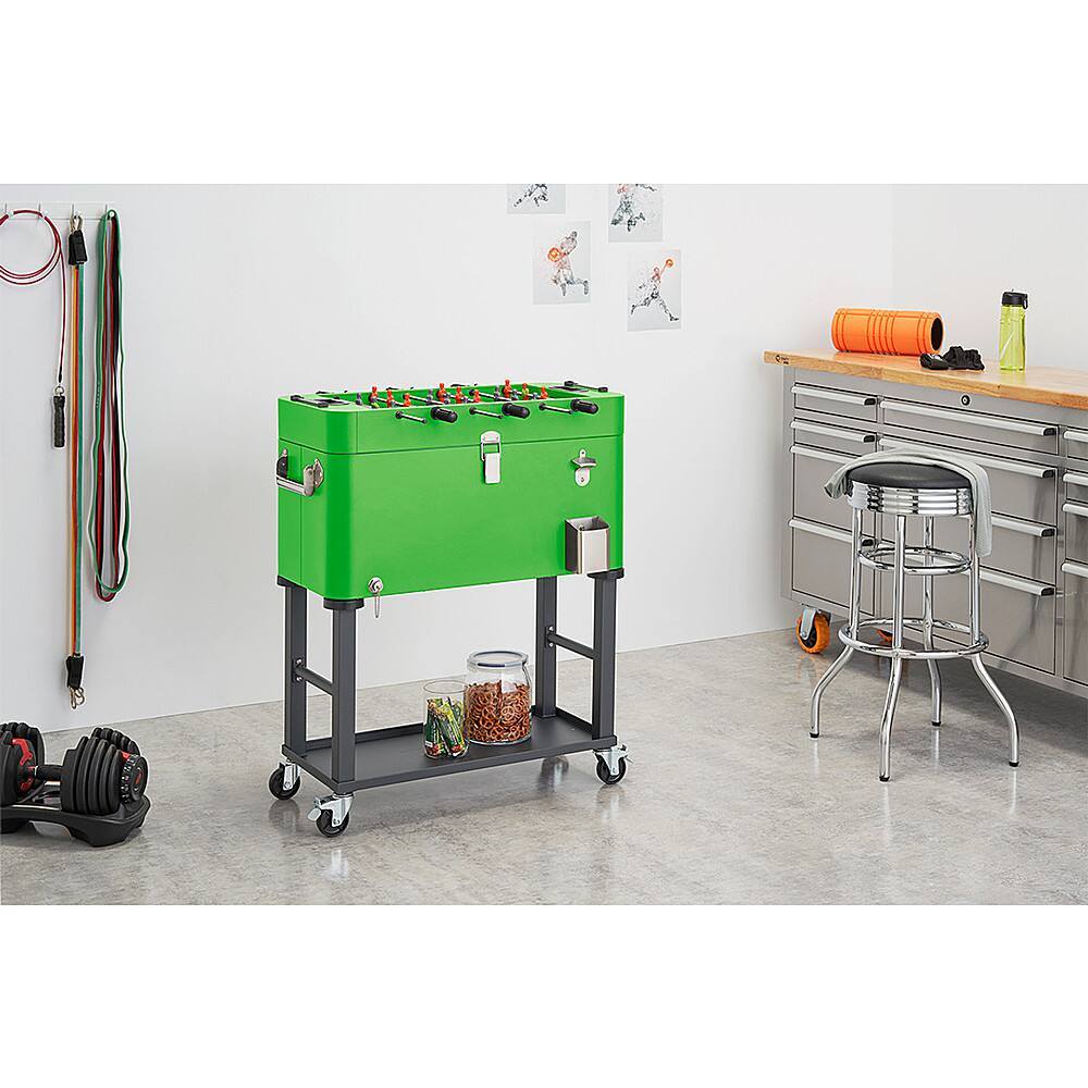 Alt View 12. TRINITY - TRINITY | 80 Quart Foosball Cooler | Detachable Tub | w/ Cover | Electric Green - Electric Green.