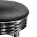 Alt View 12. TRINITY - TRINITY | 30" Swivel Stool | Assembled | Chrome - Chrome.