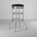 Alt View 13. TRINITY - TRINITY | 30" Swivel Stool | Assembled | Chrome - Chrome.