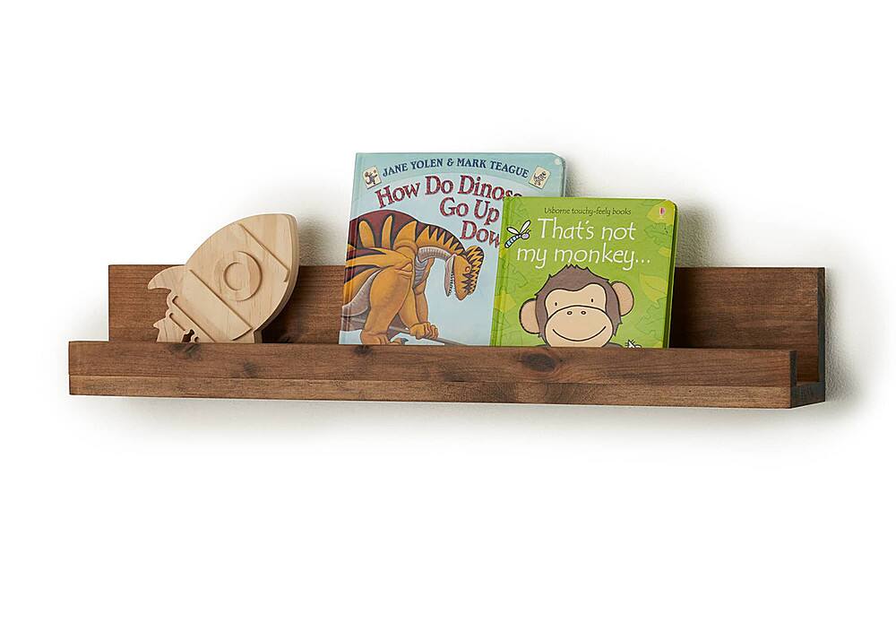TRINITY DRAKESTONE Floating Book + Display Shelf 2Pack Walnut