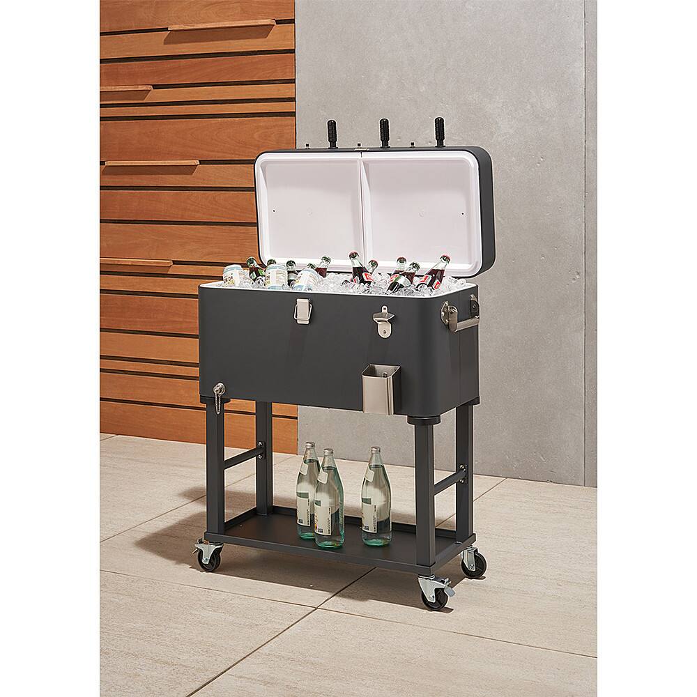 Alt View 12. TRINITY - TRINITY | 80 Quart Foosball Cooler | Detachable Tub | w/ Cover | Charcoal Gray - Charcoal Gray.