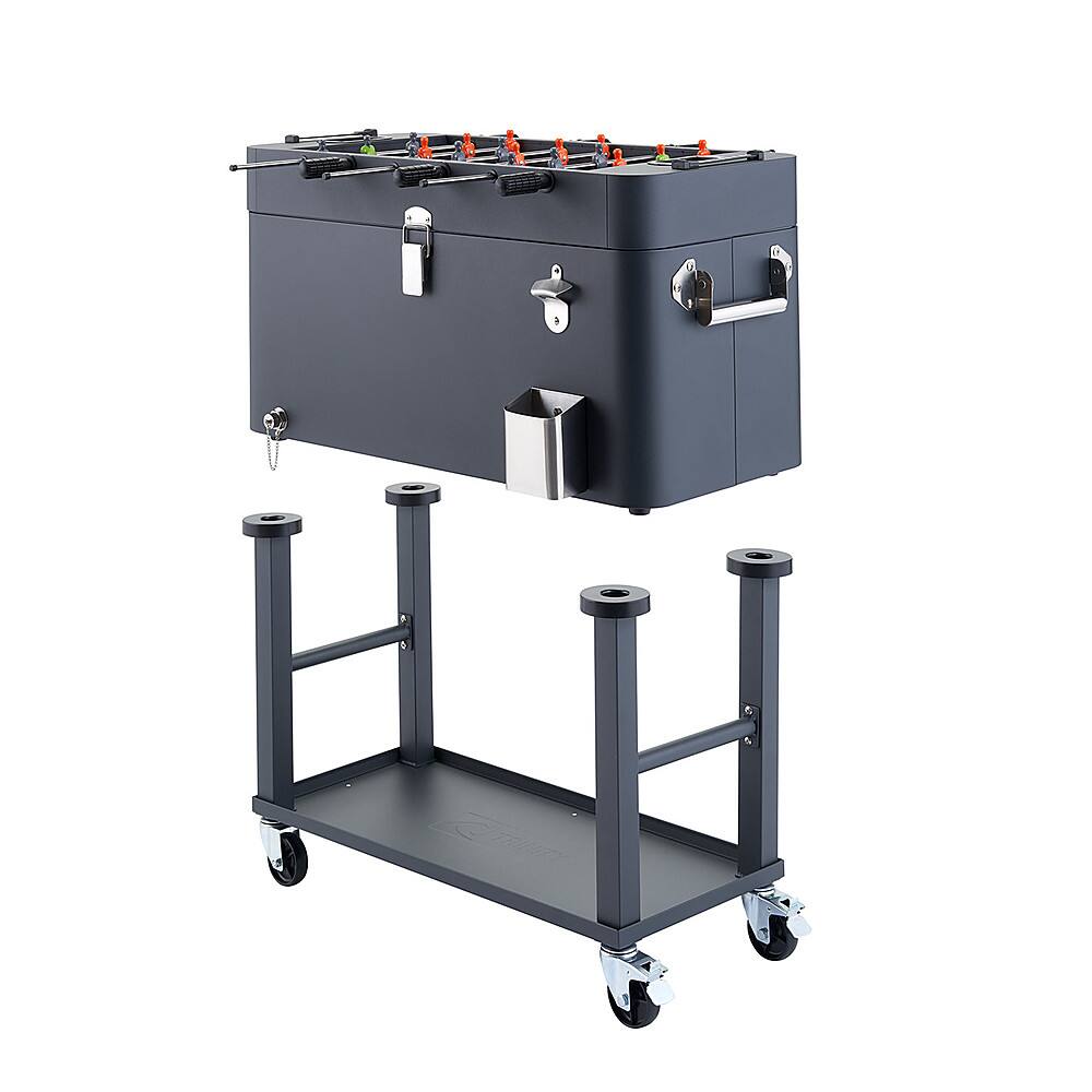 Alt View 13. TRINITY - TRINITY | 80 Quart Foosball Cooler | Detachable Tub | w/ Cover | Charcoal Gray - Charcoal Gray.