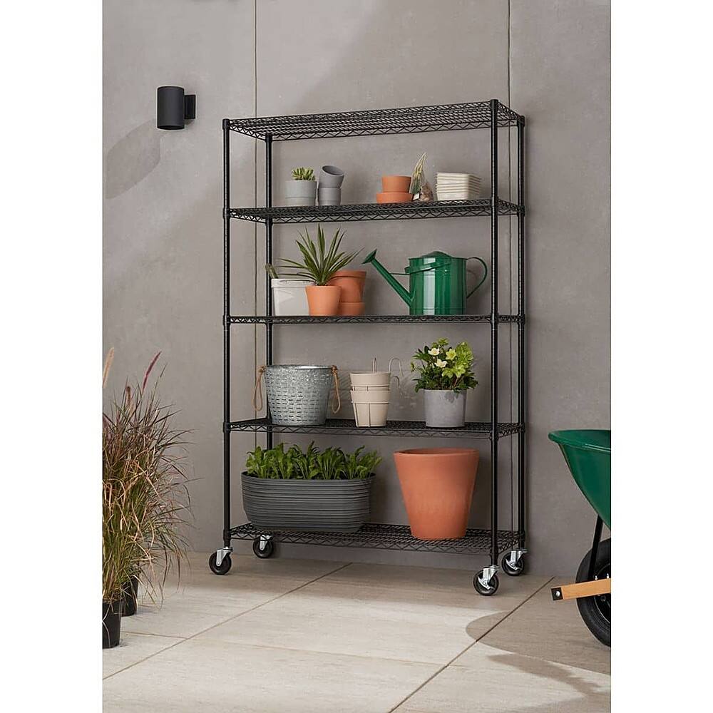 TRINITY 5Tier 48x18x72 Outdoor Commercial Wire Shelving NSF w