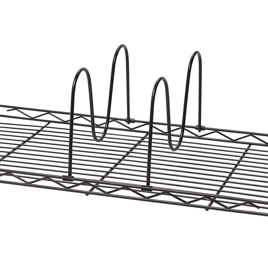 TRINITY BASICS 5 Tier 24x12x55.5 Pantry Rack NSF w/ Wheels Dark Bronze ...