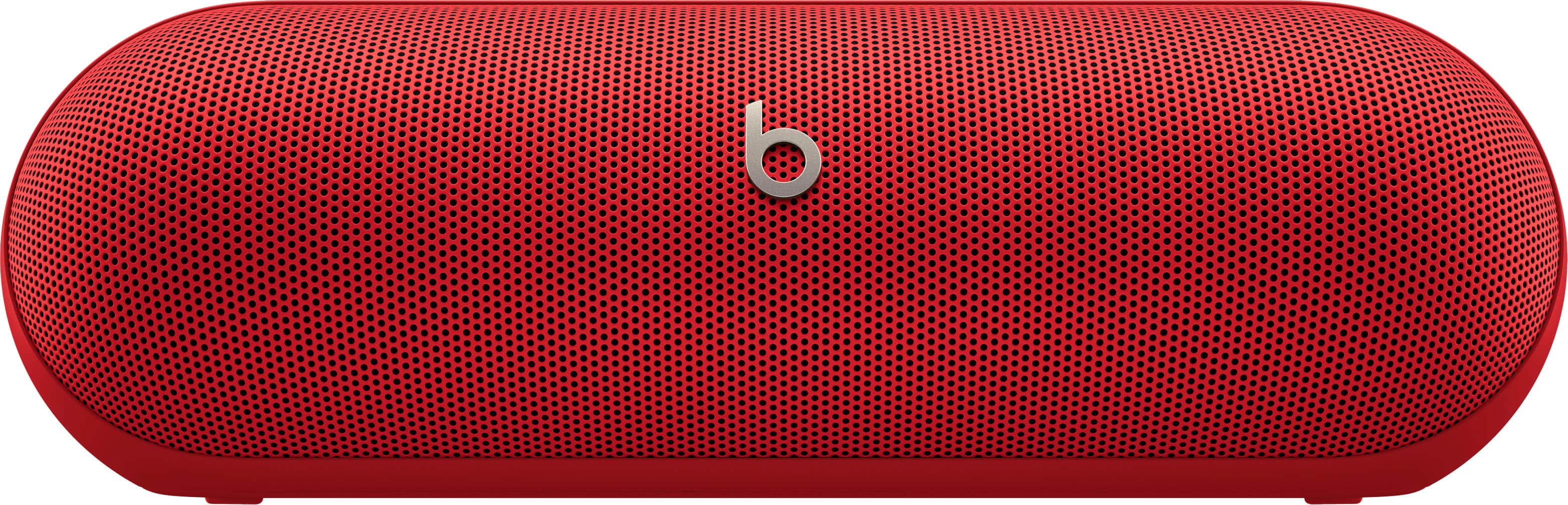 Left. Beats - Pill Portable Wireless Bluetooth Speaker and Portable Charger - Statement Red.