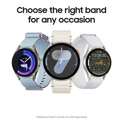 Samsung Galaxy Watch7 Aluminum Smartwatch 44mm LTE Silver (2024 Samsung Galaxy Watch7 Aluminum Smartwatch 44mm LTE Silver (2024